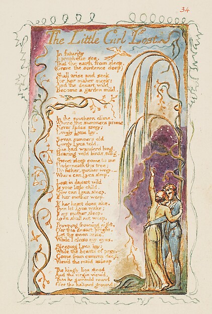 William Blake, Songs of Experience: The Little Girl Lost