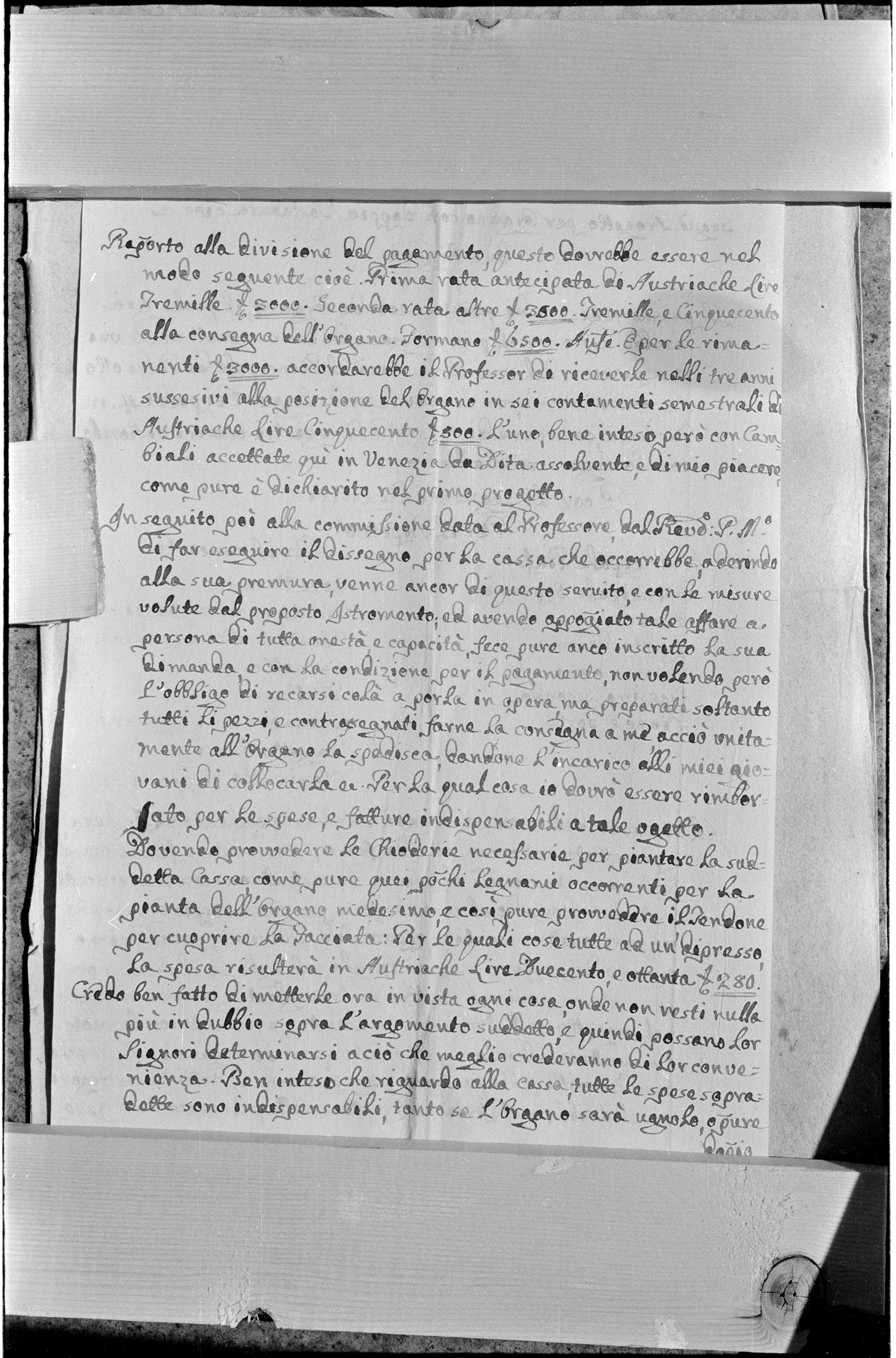 Ermin Armano, Cres (Mali Lošinj) - Arhiv katedrale - Prepiska s A. Callidom