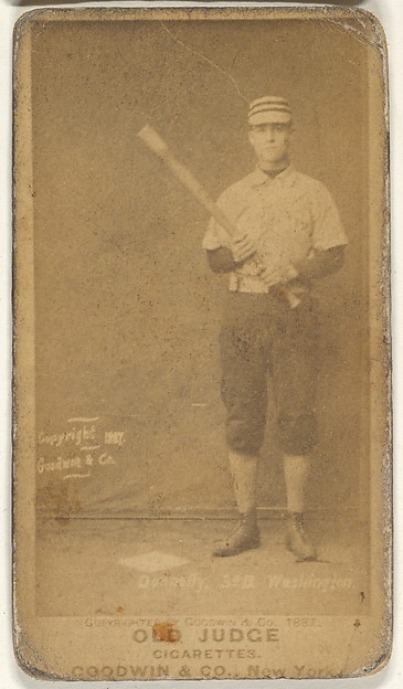 Goodwin & Company, James B. "Jim" Donnelly, 3rd Base, Washington Nationals, from the Old Judge series (N172) for Old Judge Cigarettes