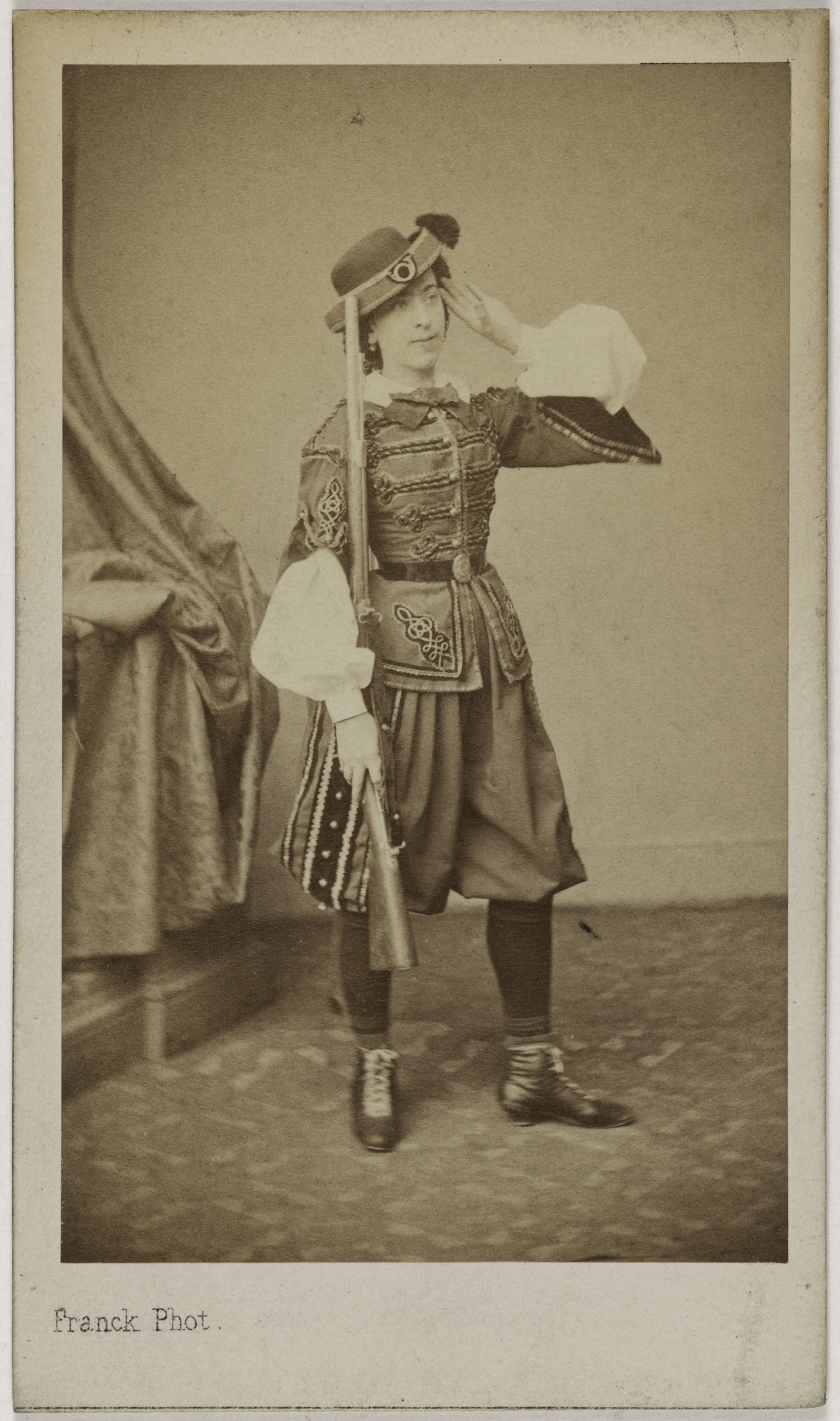 Franck, Portrait de A. Dables (actrice)