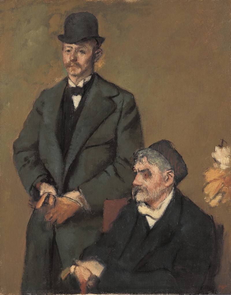 Edgar Degas, Henri Rouart und sein Sohn Alexis