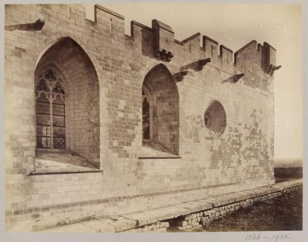 Atget, Jean-Eugène-Auguste, Fortified Church at Esmandes, France