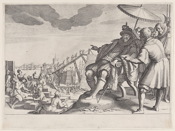 Jacques Callot, The Grand Duke fortifies the Port of Livourne