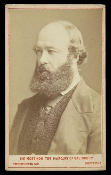London Stereoscopic and Photographic Company, A portrait of 'The Most Hon the Marquis of Salisbury'