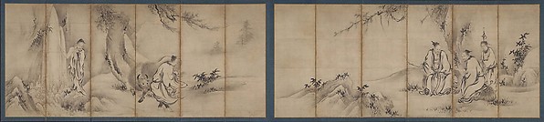 Kano Sanraku, Chinese Sages