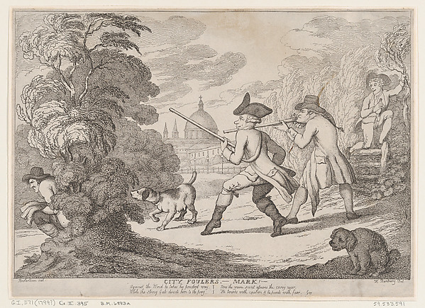 Thomas Rowlandson, City Foulers-Mark!