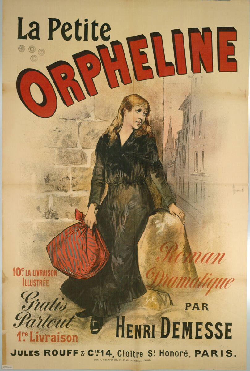 Anonym, La Petite ORPHELINE; PAR HENRI DEMESSE; JULES ROUFF & CIE., PARIS
