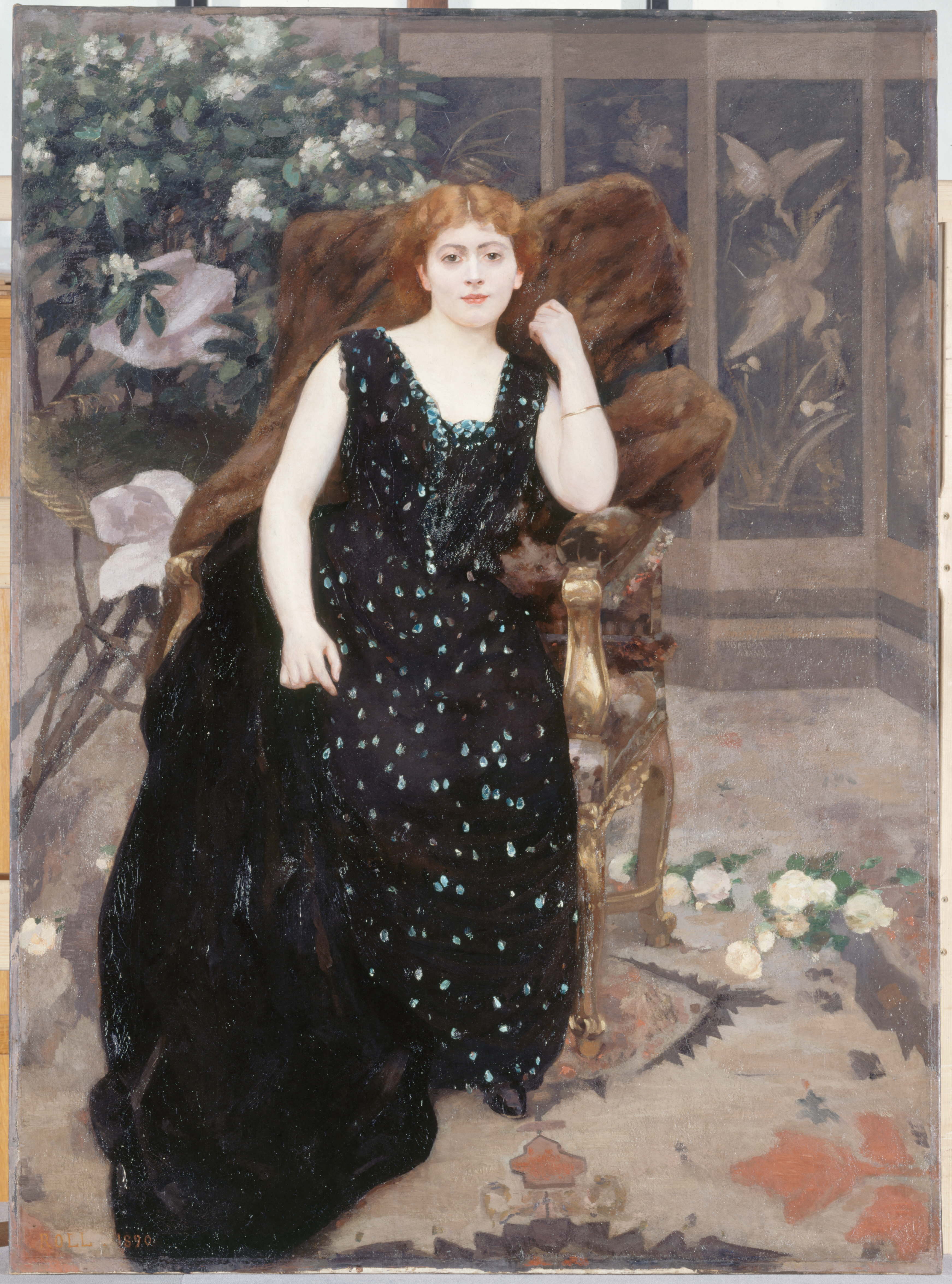 Alfred Philippe Roll, Portrait de Jane Hading