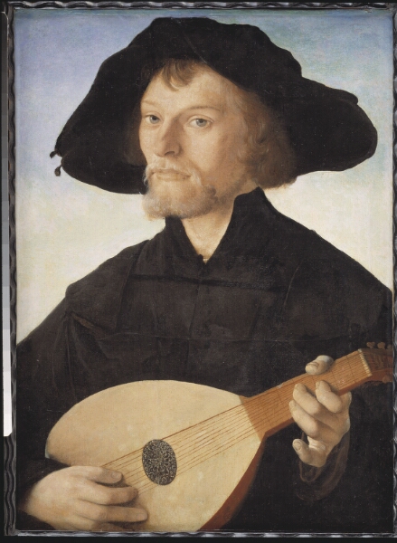 Jan van Scorel, Portræt af en lutspiller
