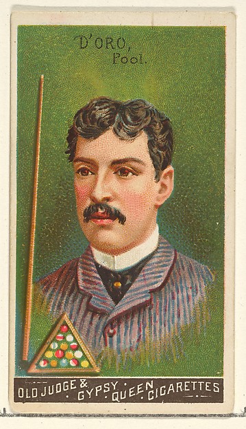 Goodwin & Company, D'Oro, Pool, from the Goodwin Champion series for Old Judge and Gypsy Queen Cigarettes