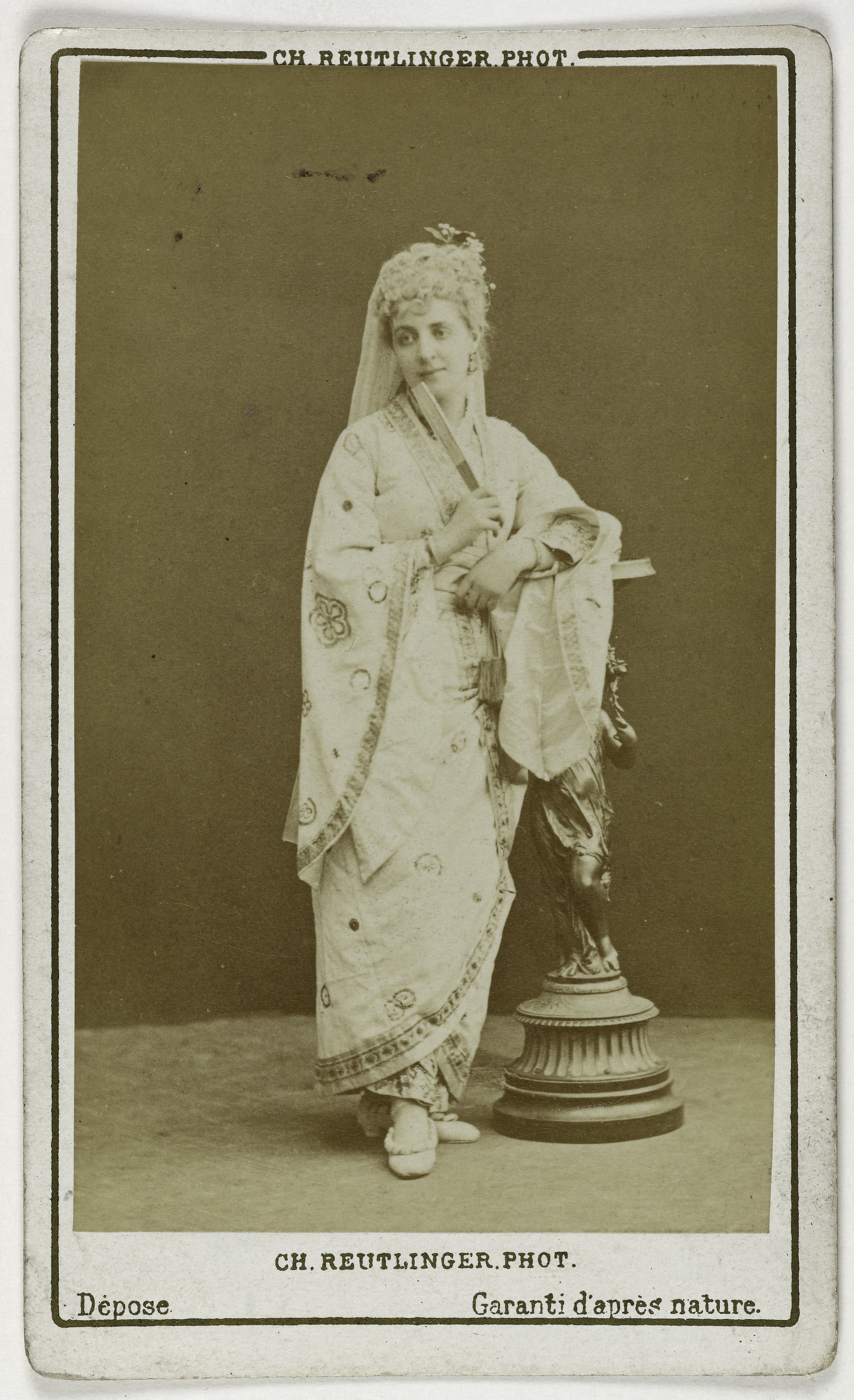 Charles Reutlinger, Portrait de Harlème, (actrice au théâtre de la Renaissance)