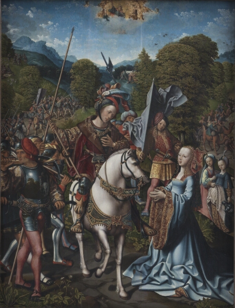 Jacob Cornelisz van Oostsanen, David og Abigael
