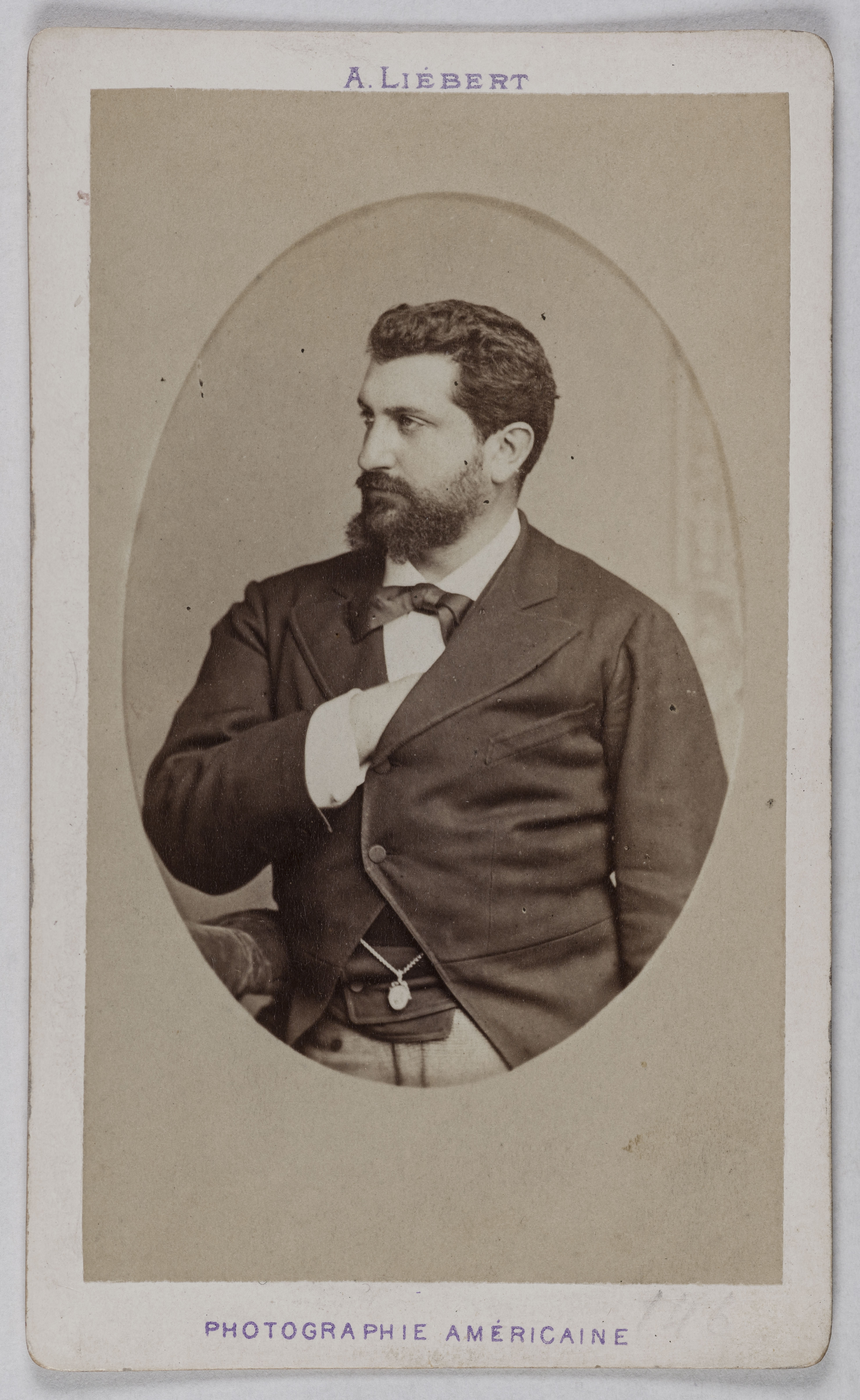 Alphonse Liébert, Portrait de Pedro Gailhard (1848-1918), (chanteur lyrique à l'Opéra, directeur de l'Opéra)