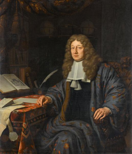 Michiel van Musscher, Portrait of Johannes Hudde