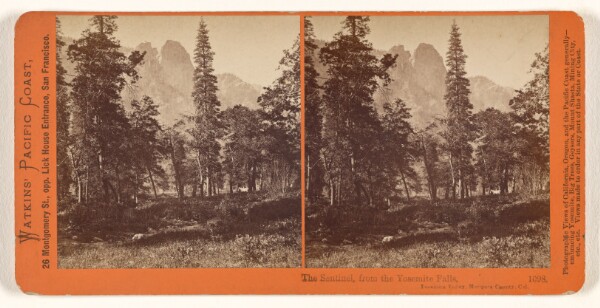 Carleton Watkins, The Sentinel, 3270 feet, Yosemite Valley, Mariposa County, Cal.