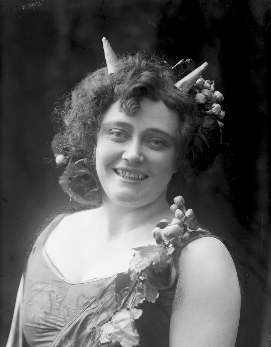 Gustav Borgen, Portrett, operasangerinne, sopranen Gabrielle Bidenkap.