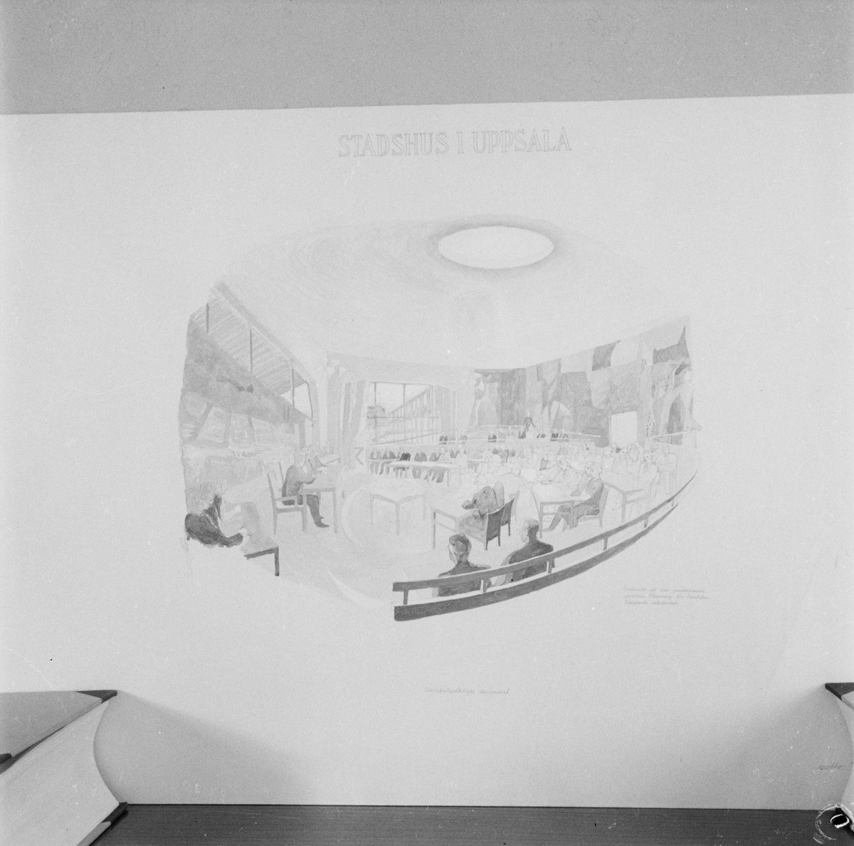 Uppsala-Bild, Arkitekttävling för stadshus, Uppsala 1949