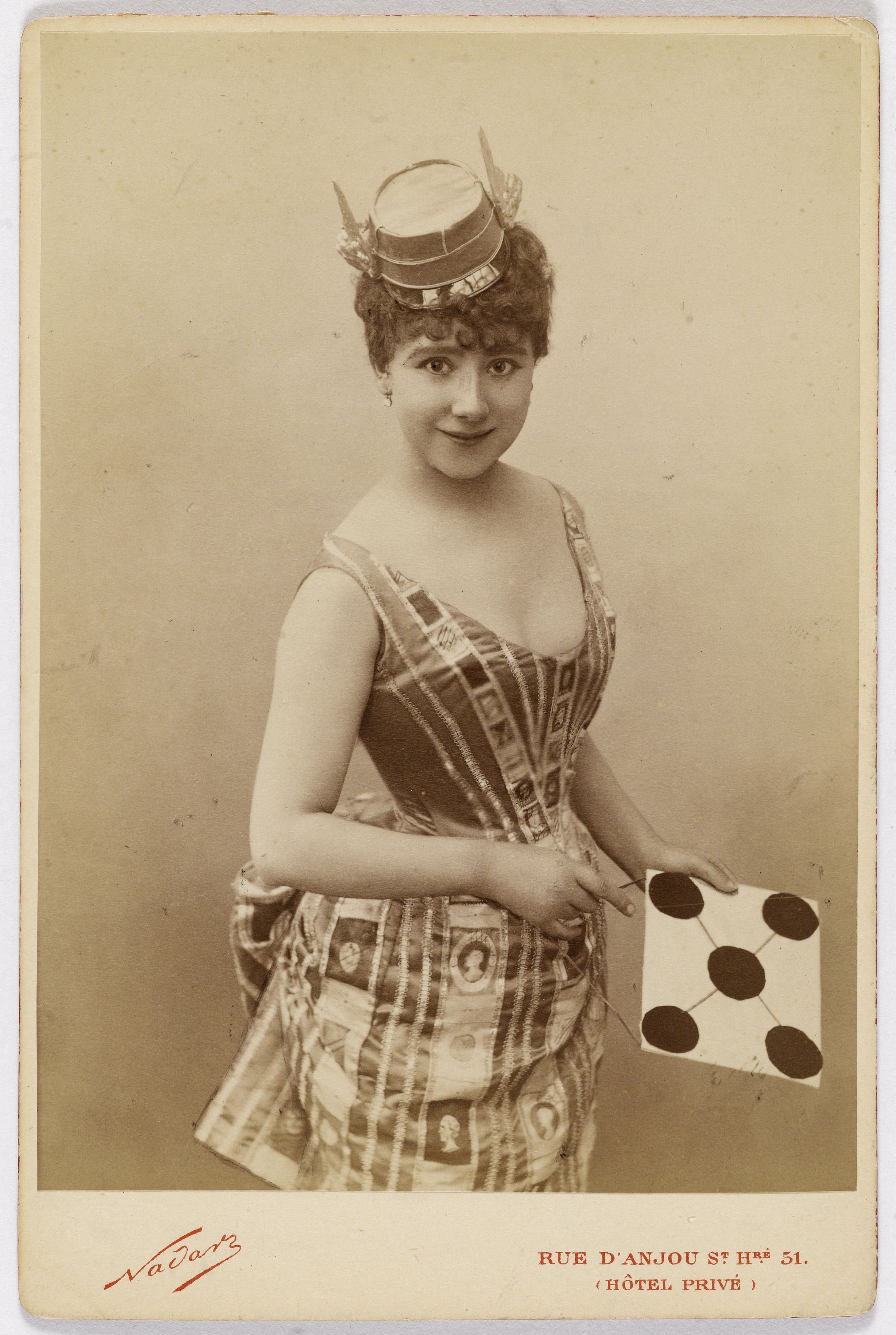 Atelier Nadar, Portrait de Panzy, actrice déguisée