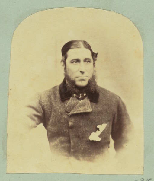 Unknown, [Portrait of man with long sideburns]