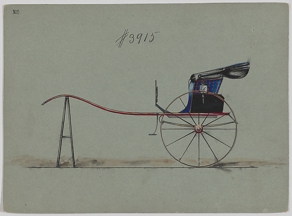 Brewster & Co., Design for Stanhope Gig, no. 3915