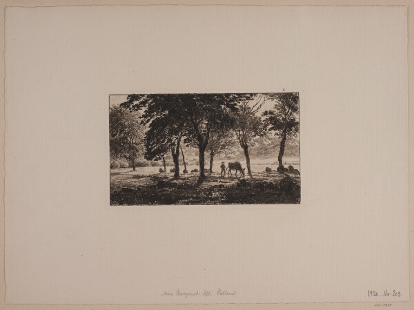 Niels Skovgaard, Alléen