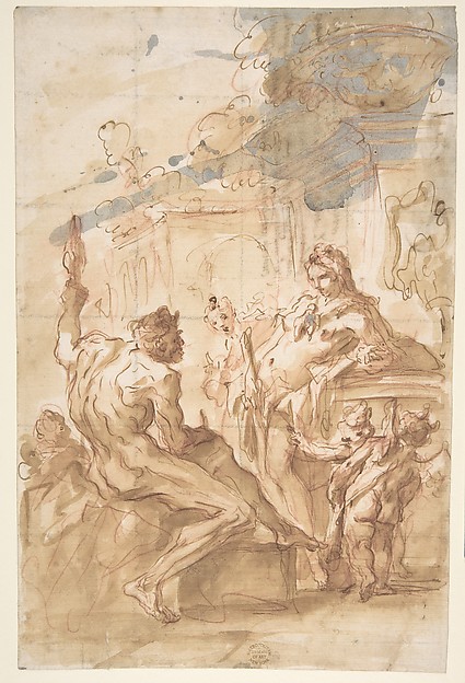 Gaspare Diziani, Hercules and Omphale