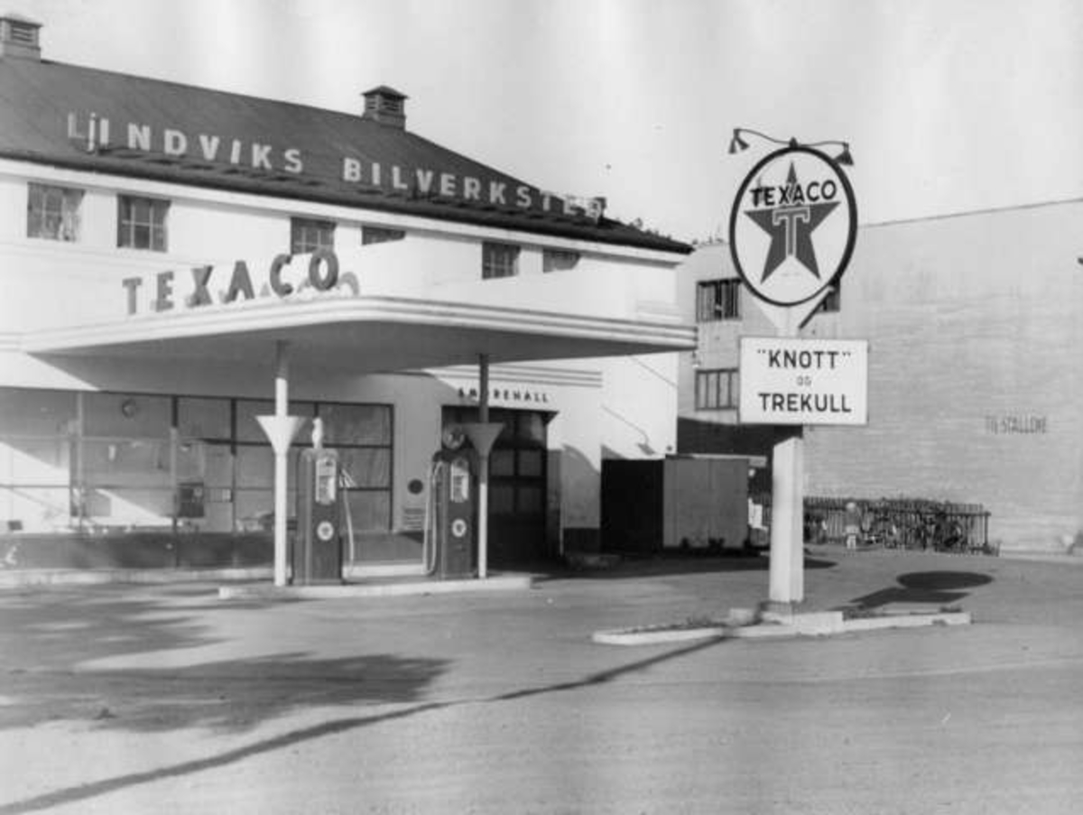 Anders Beer Wilse, Lindviks bilverksted, Texaco
