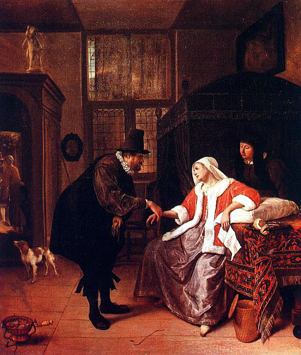 Jan Steen, The Doctor's Visit (Alte Pinakothek)