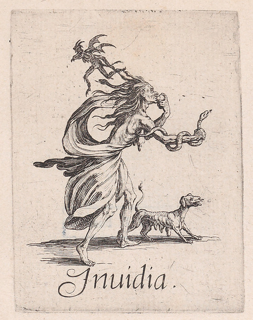 Jacques Callot, L'Envie (Envy), from "Les Péchées Capitaux" (The Deadly Sins)