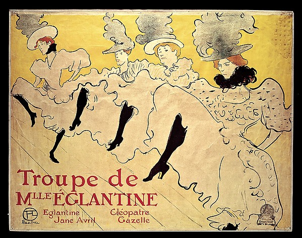 Henri de Toulouse-Lautrec, La Troupe de Mademoiselle Eglantine