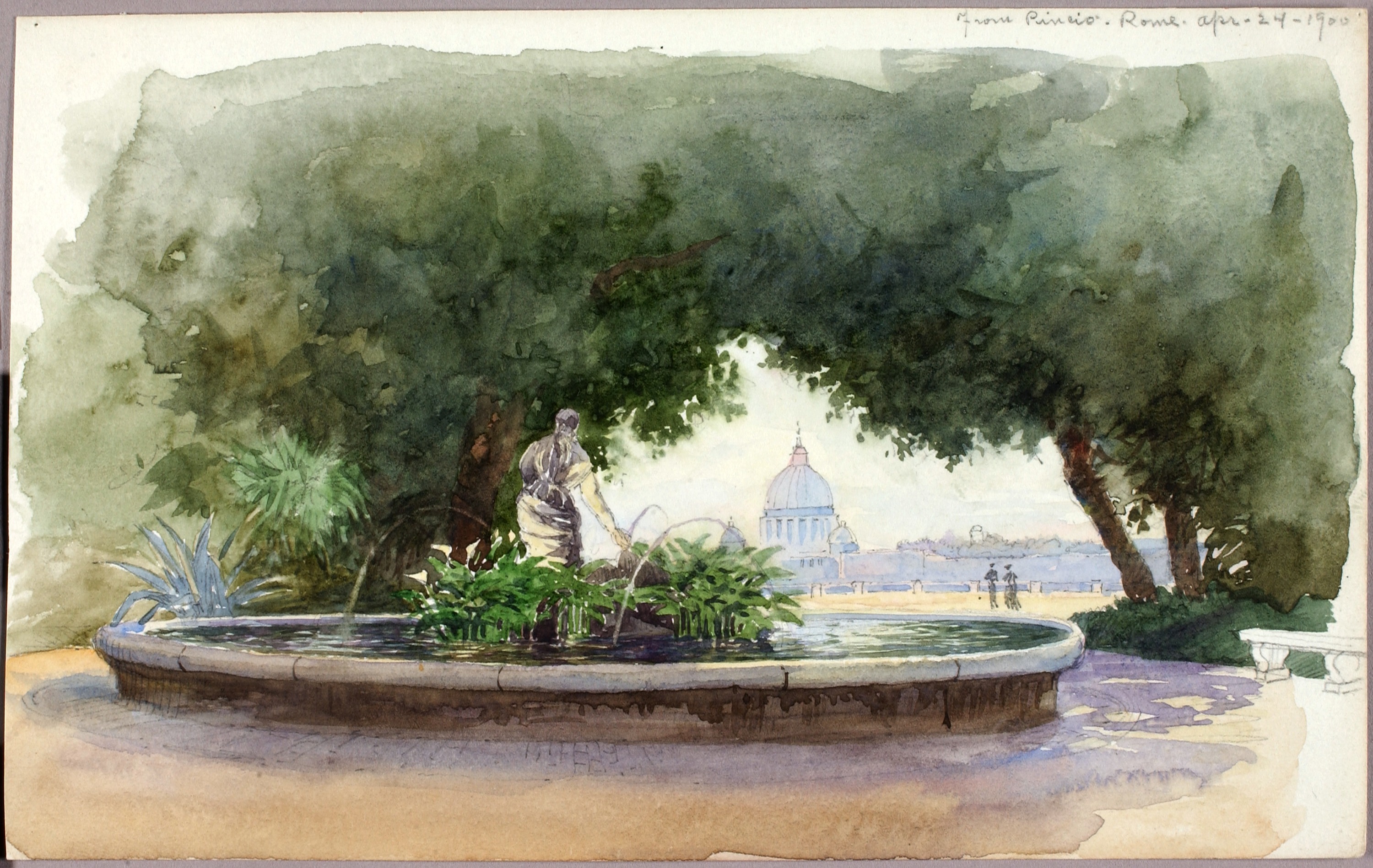 George Elbert Burr, From Pincio, Rome