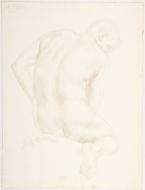Alphonse Legros, Study of a Figure