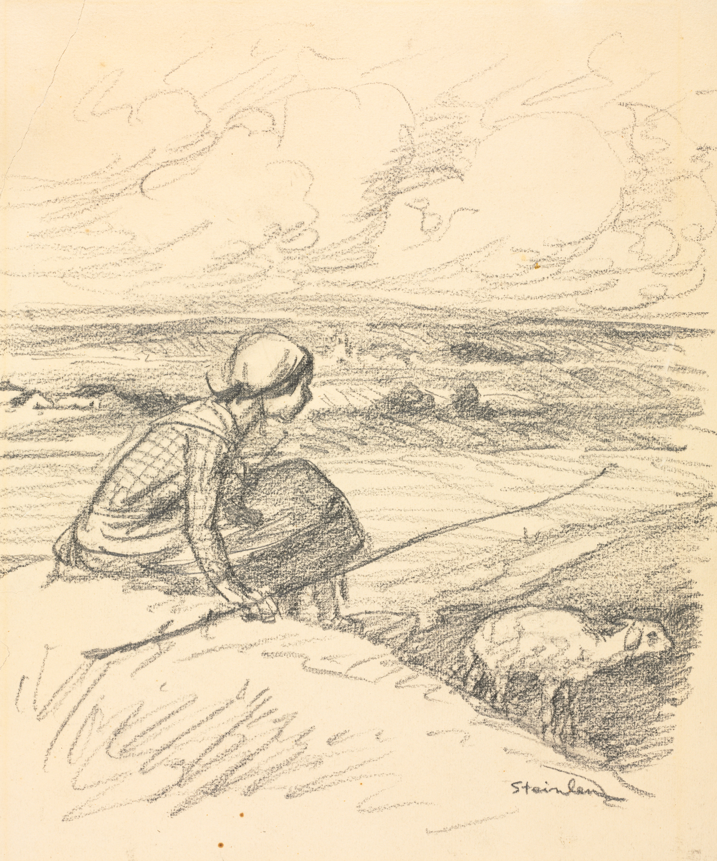 Théophile Alexandre Steinlen, The Shepherdess