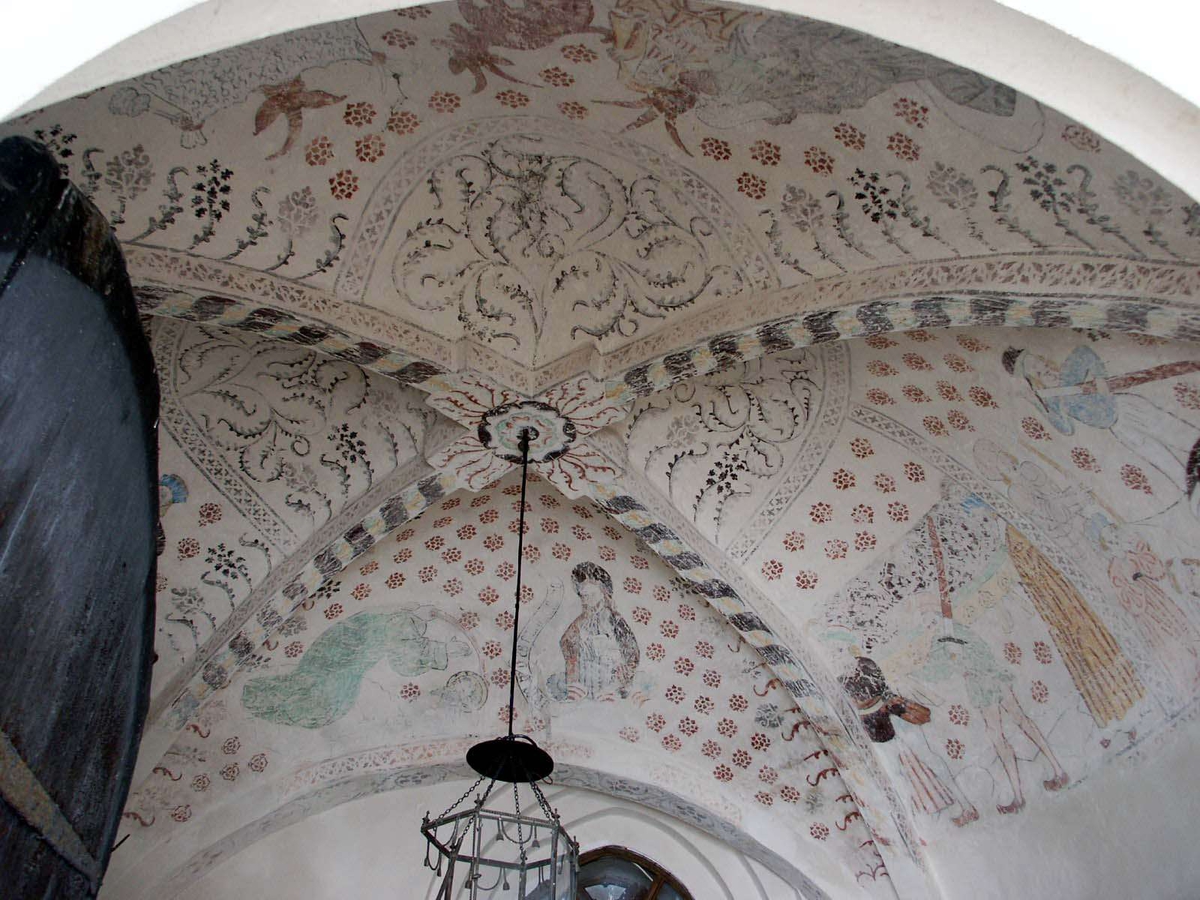 Johan Dellbeck, Lime painting in Kungs-Husby Church, Kungs-Husby parish, Uppland 2005