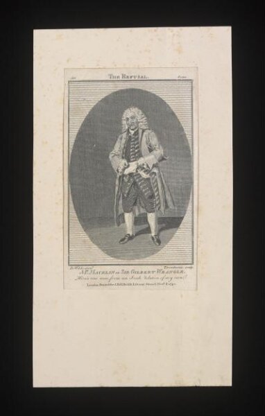 Samuel De Wilde, Mr. Macklin as Sir Gilbert Wrangle