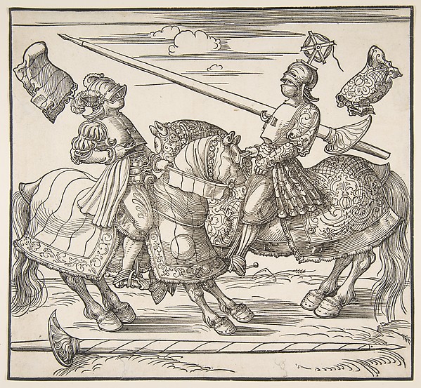 Albrecht Dürer, The Tournament on Horseback