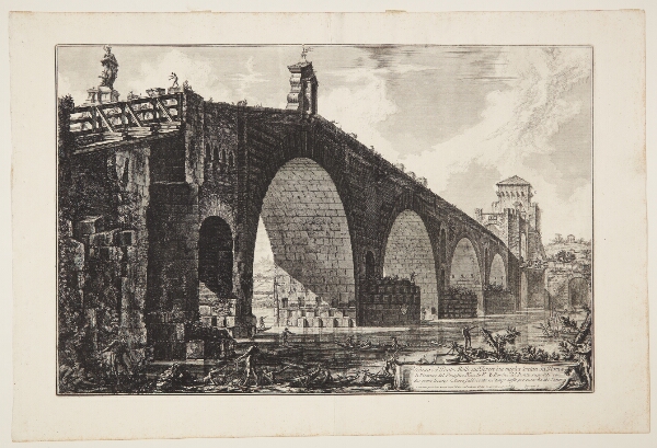 Giovanni Battista Piranesi, Ponte Molle udenfor Rom