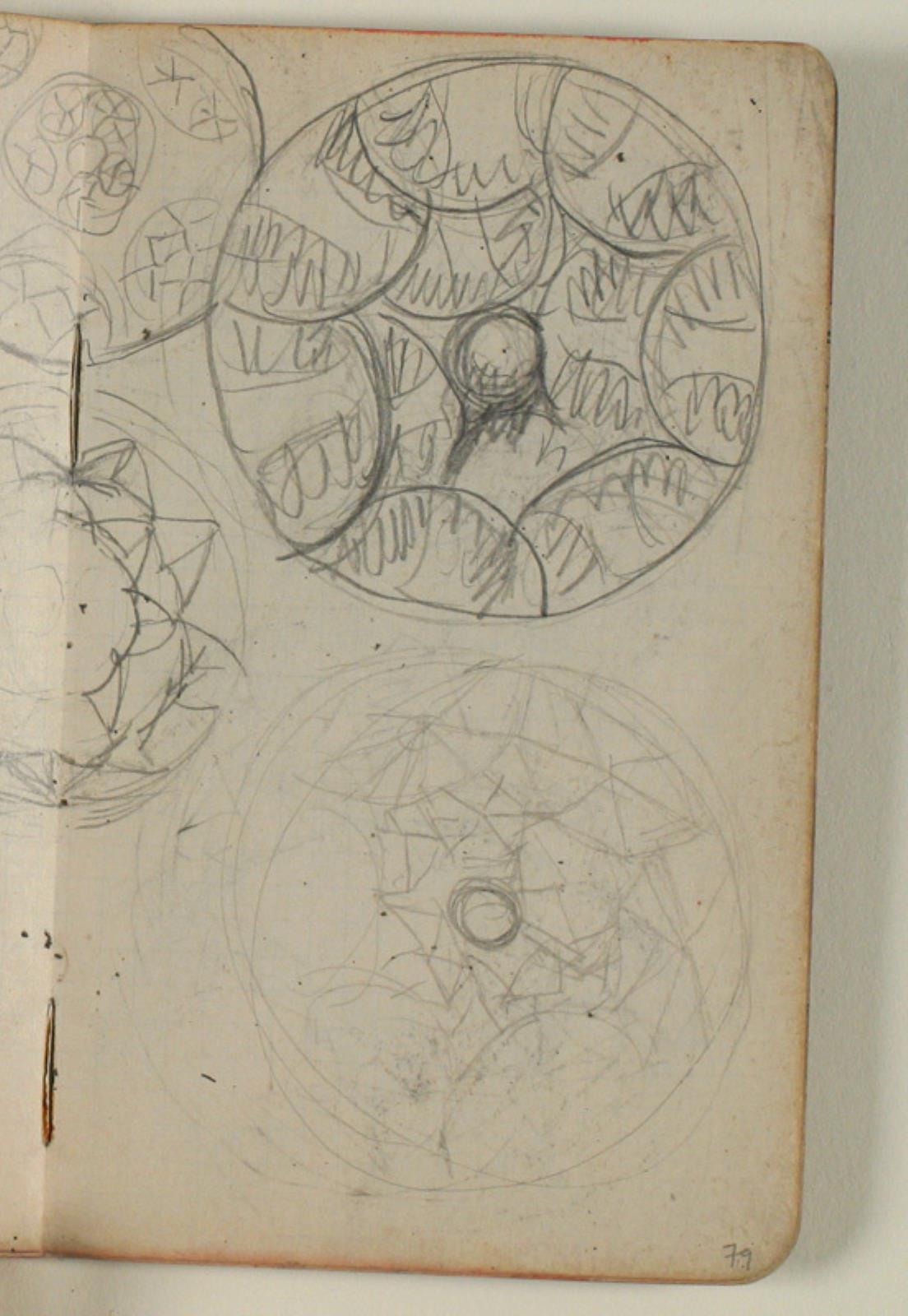 Niels Larsen Stevns, Studier af cirkulære ornamenter
