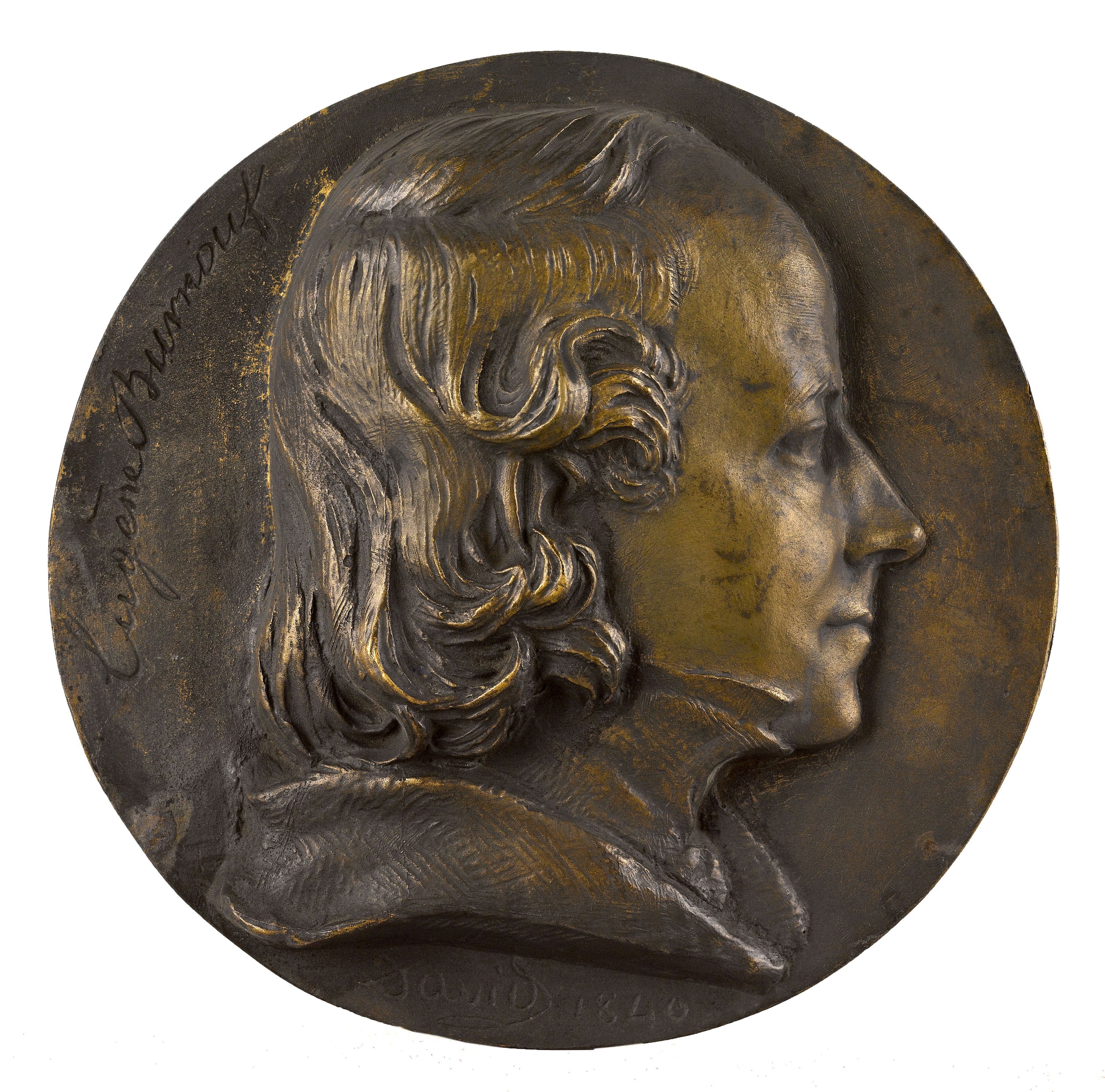 David d'Angers, Portrait d'Eugène Burnouf (1801-1852), orientaliste