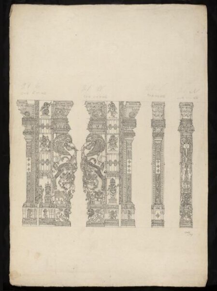 Unknown, Architectural drawing of Tirumala Nayak at Madura,