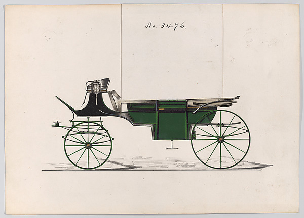 Brewster & Co., Design for Landau, No. 3476
