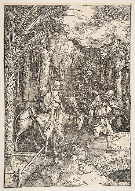 Albrecht Dürer, The Flight into Egypt, from The Life of the Virgin, from the Latin Edition