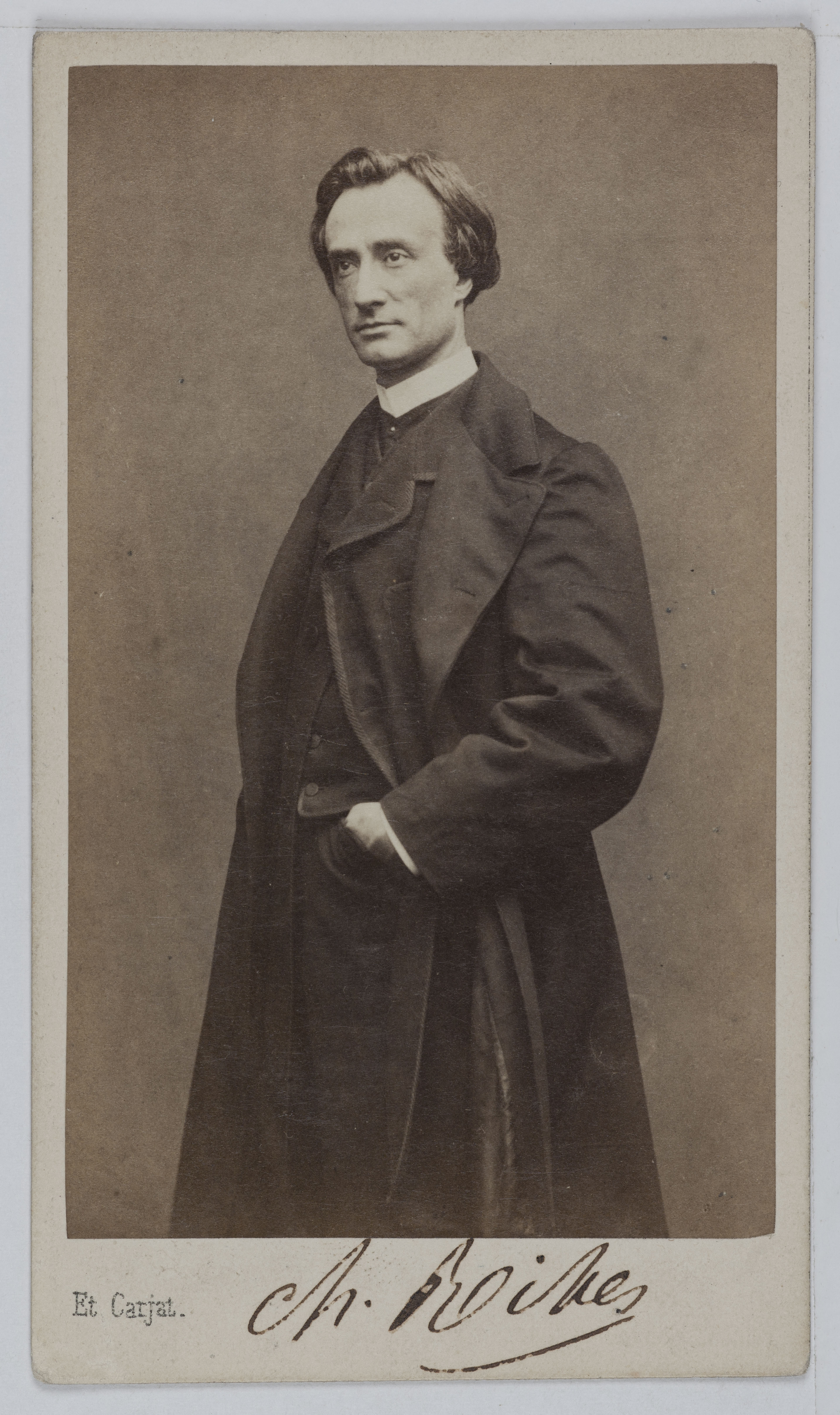 Etienne Carjat, Portrait de Charles Emmanuel Ribes, acteur de théâtre.