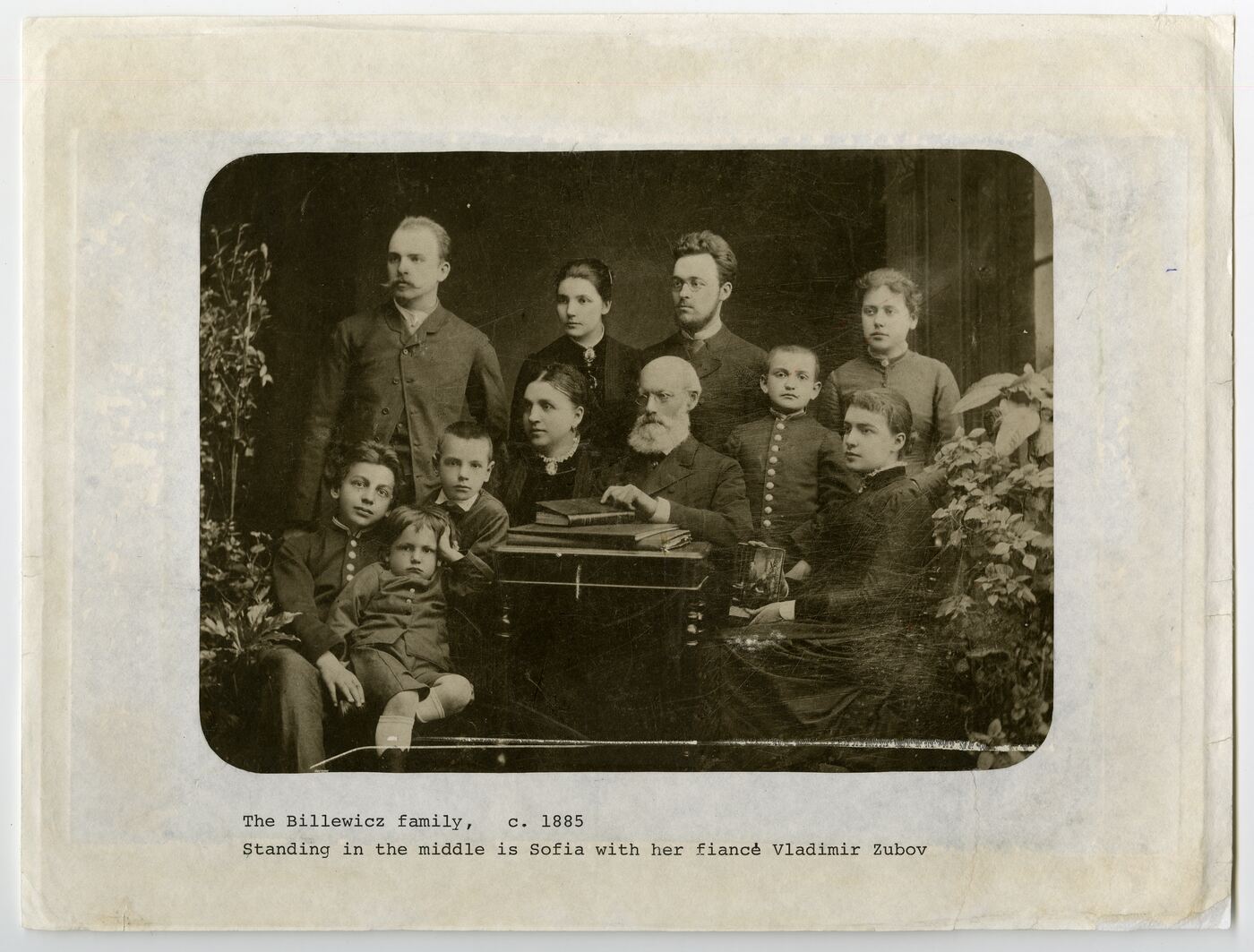 Nežinomas autorius, Sofijos Bilevičiūtės-Zubovienės (1860–1932) šeima