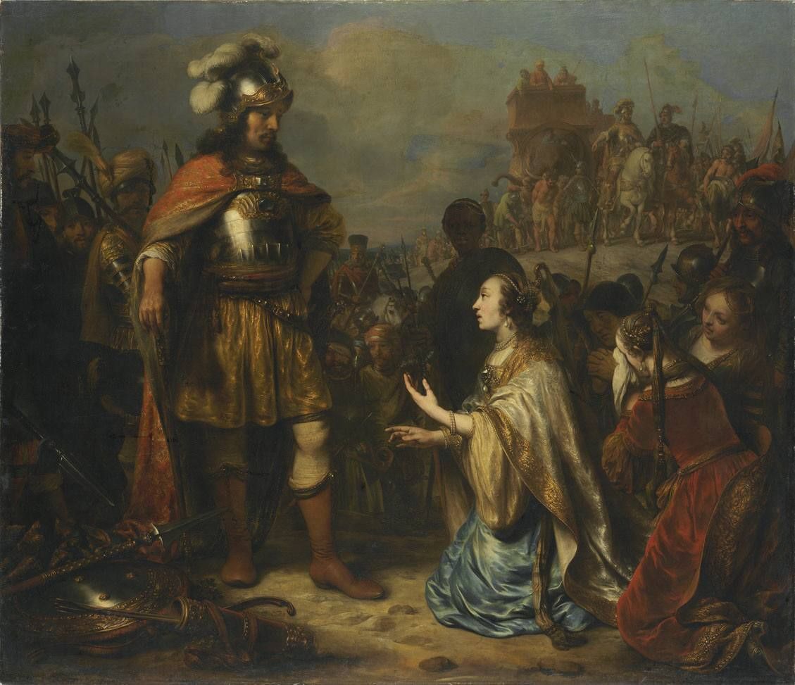 Gerbrand van den Eeckhout, Alexander de Grote en de familie van Darius (Plutarchus 23:21)