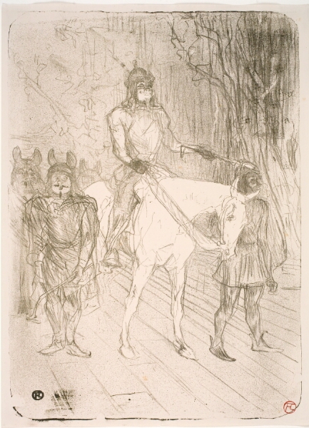 Henri de Toulouse-Lautrec, Entrée de Brasseur, dans Chilpéric
