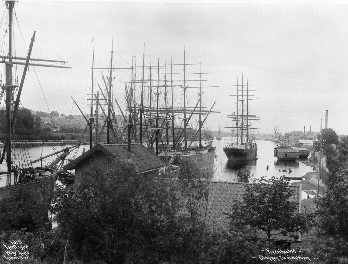 Anders Beer Wilse, Prot: Fredrikstad - Glommen fra Volden 10. Oct. 1902