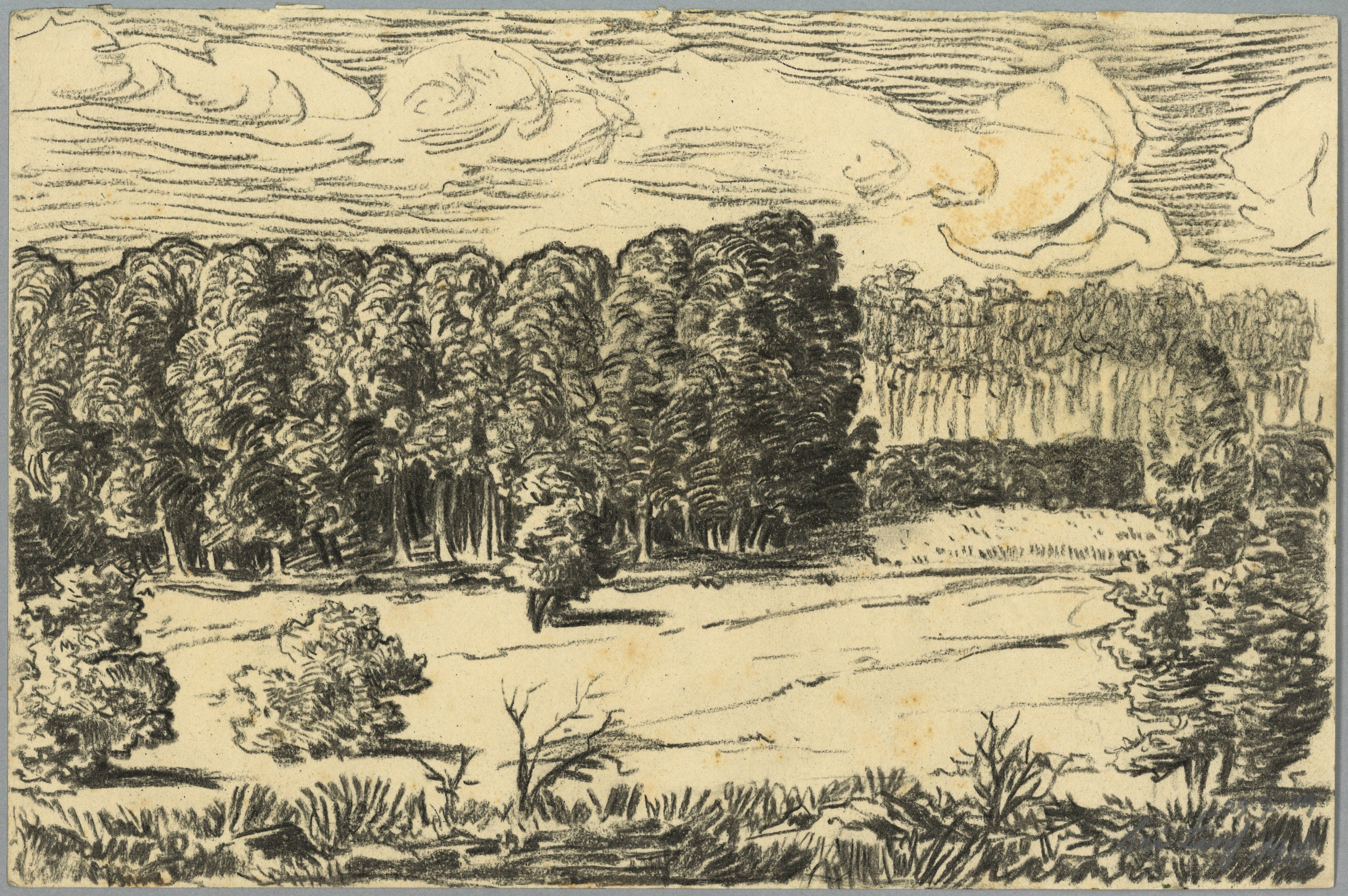 Otto Stiehl, Ferch (?): Landschaft