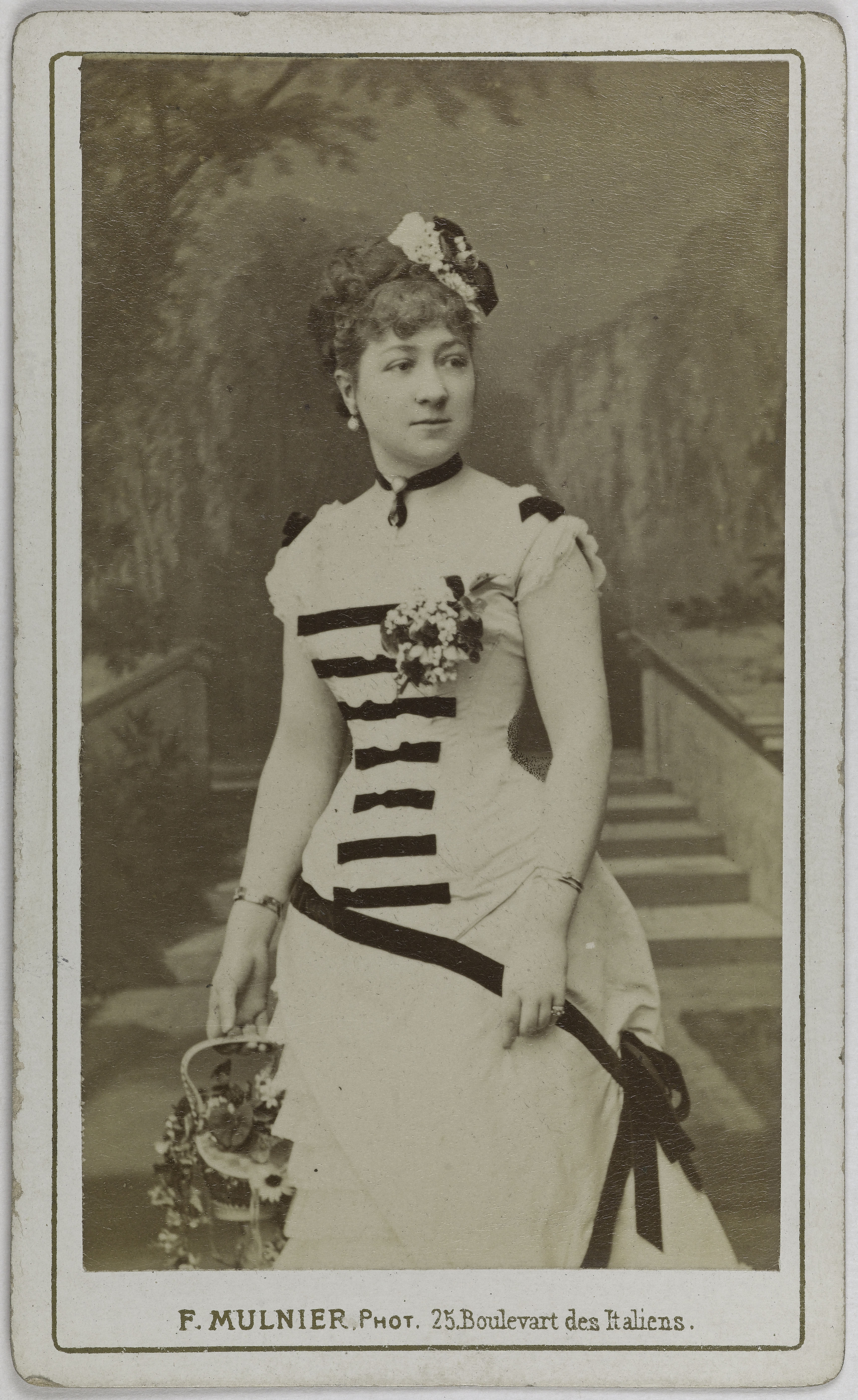 Ferdinand Mulnier, Portrait de Piersky ou Pierski, (actrice)