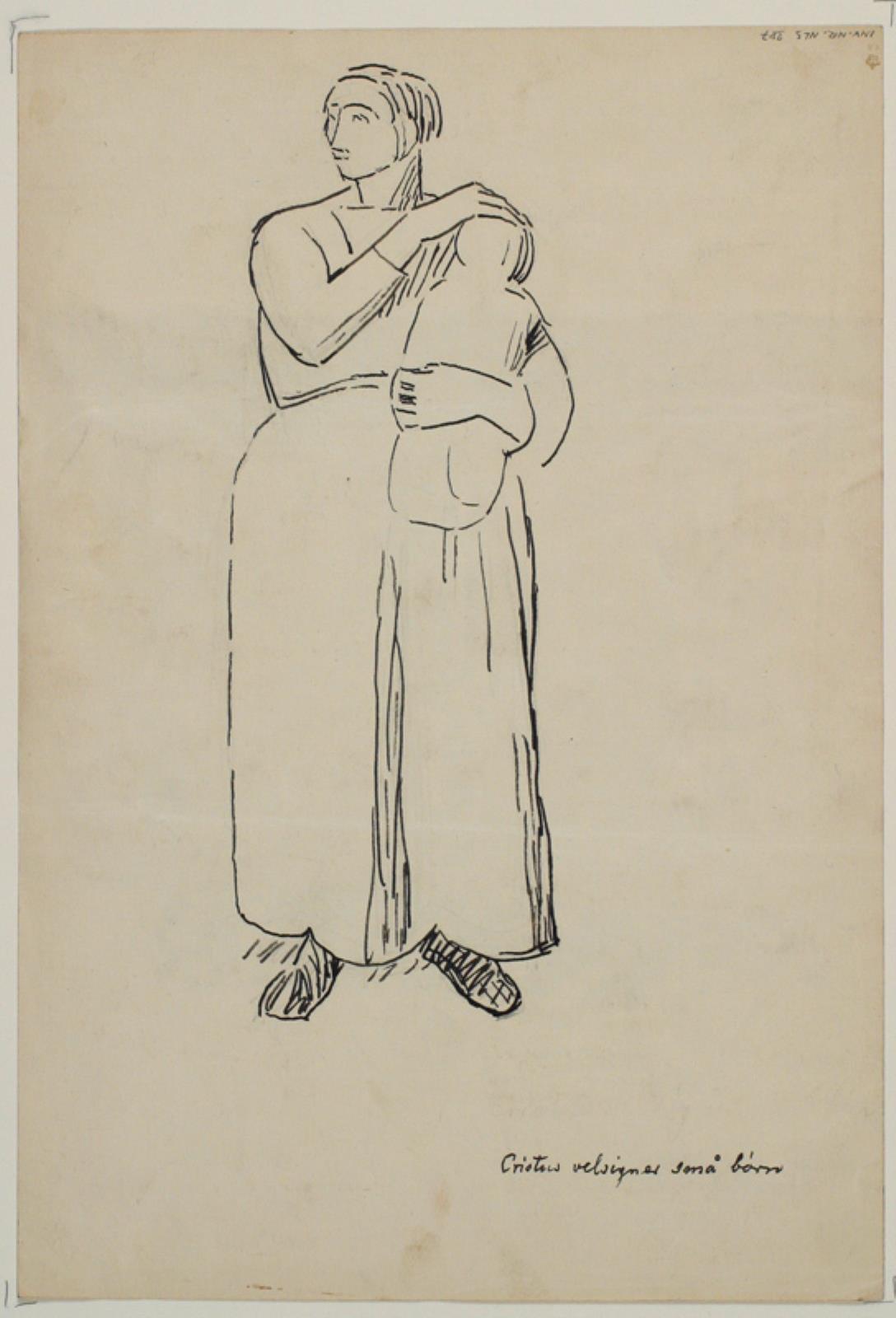 Niels Larsen Stevns, Kristus velsigner de små børn